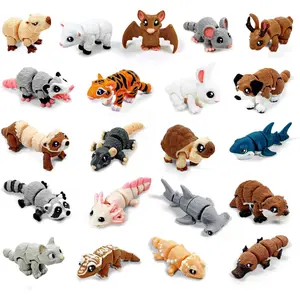 21 count Mini  Printed  Statues - Movable Joints Realistic Collectible Figurines Set for Adults,  Office Desk Decoration & Display