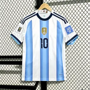 2026  Home No. 10 Messi White and Blue Short-Sleeve Jersey