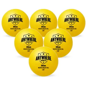 Weighted 16 oz Training Baseballs - Hitting & Pitching for All Skill Levels - Improve Power and Mechanics with Weighted Baseball Training Balls, 2.85” Diameter