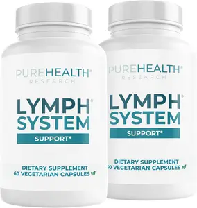 Lymph System Support Lymphatic Drainage Supplement: Reduce Swollen Legs & Ankles, Reduce Puffiness and Boost Lymphatic Health - 2 Bottle Bundle