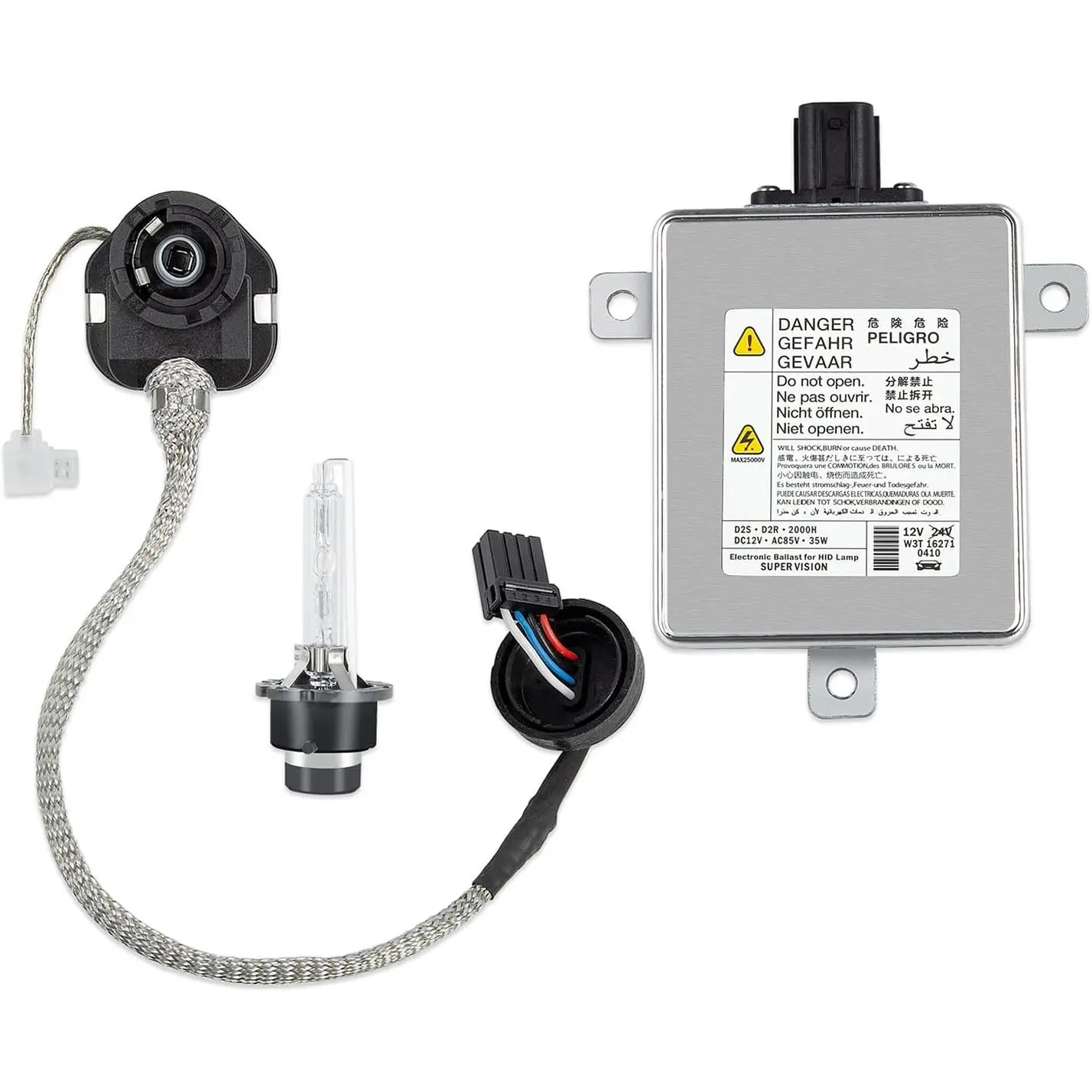 W3T19371 Xenon HID Headlight Ballast Compatible with Acura TL TSX ZDX MDX RDX ILX Honda Accord Odyssey Mazda 3 5 CX-5 Mitsubishi Lancer with Igniter D2S Bulb Replaces W3T16271 W3T15671