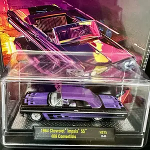 M2 Machines 1:64 1964 Chevrolet Impala SS 409 Convertible Black/Purple,limited edition.