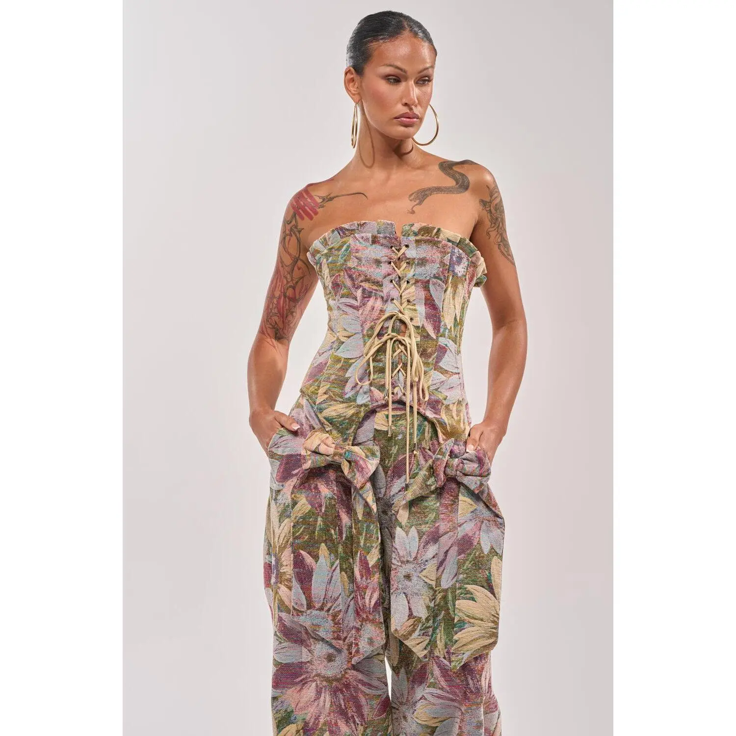 SUNFLOWER FIELDS CORSET