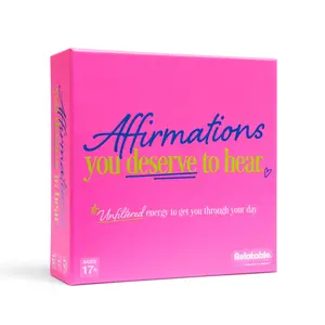 Affirmations You Deserve To Hear by Relatable - Bold Daily Affirmation Cards for Women, Perfect Self Care Gifts for Mom, Birthday Gifts for Women, and Motivational Cards Mother's Day Gifts - 100 Cards
