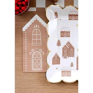 Tall Gingerbread House Napkins