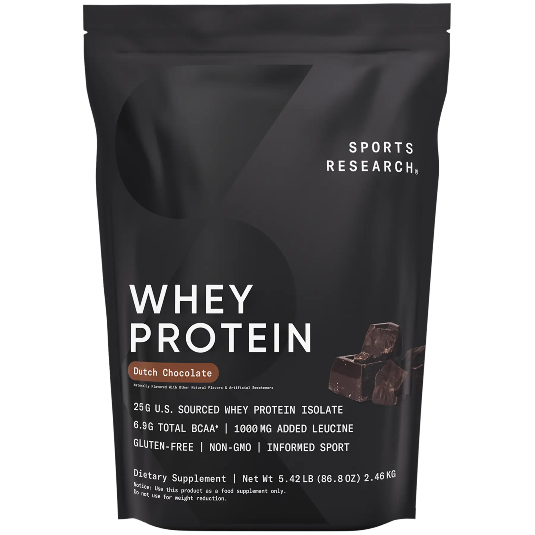 Sports Research Whey Protein - Sports Nutrition Whey Isolate Protein Powder - 5 lb Bag Bulk Protein Powder 25g per Serving Sports Research Whey Protein - Sports Nutrition Whey Isolate Protein Powder - 5 lb Bag Bulk Protein Powder 25g per Serving
