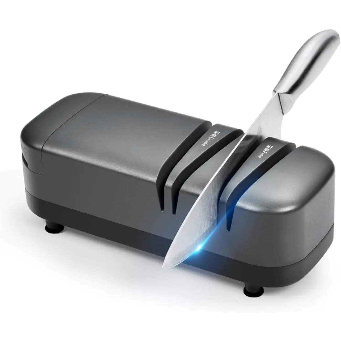 Electric Kitchen Multi-Tool Sharpener S820, 50W Home Kitchen Kitchenware, 12.6-Degree Edge for Fast Sharpening & Polishing, Replaceable Wheels, Compatible with Knives, Scissors, Slotted Screwdrivers