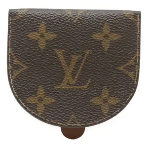 Pre-owned Louis Vuitton Canvas Small Leather Goods Portemonnaie Cuvette Monogram Coin Case