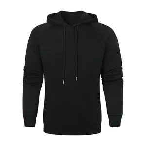 Men's Plain Pullover Hoodies Tops Csual Long Sleeve Sports Hoodies For Men Soft & comfy Fleece Sweater Sweatshirts with Pockets Athletic Menswear