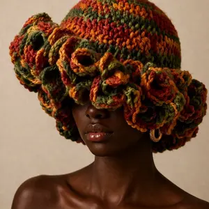 Ruffle hat
