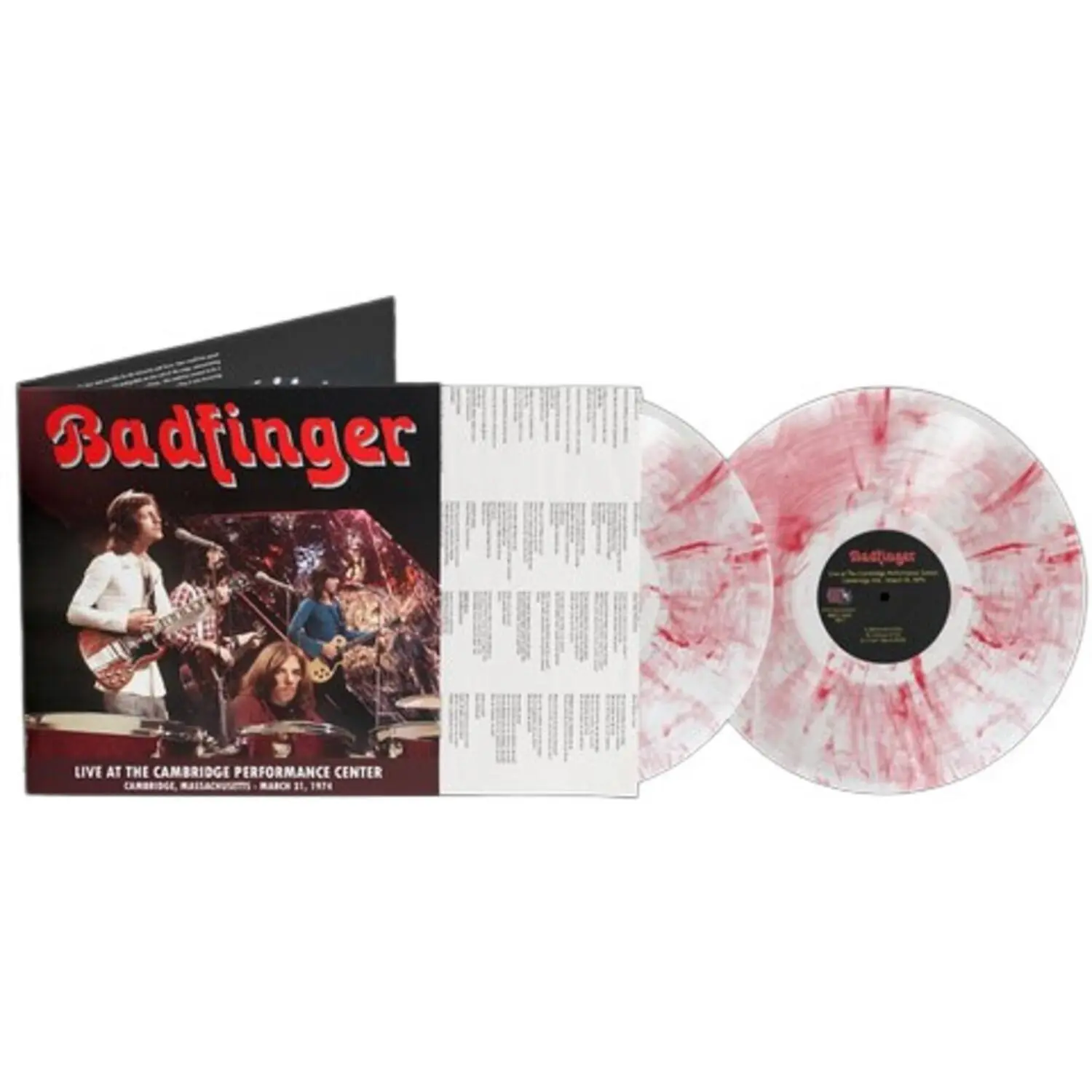Badfinger - Live at the Performance Center - Cambridge, Ma - March 31, 1974  [VINYL RECORD - LP] Colored Vinyl, Gatefold LP Jacket, Rmst