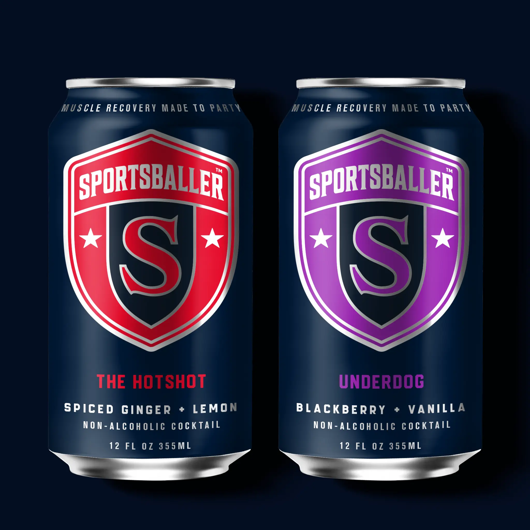 Sportsballer: Duo 3 Non-Alcoholic Cocktail Beverage 12-Pack