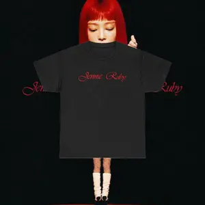 Jennie Ruby Unisex Tee, 1st Album T-Shirt, Jennie Kim Ruby Tee, K-pop Fan Shirt, JENNIE Merch, Ruby Album Tee, debut solo album ruby tee