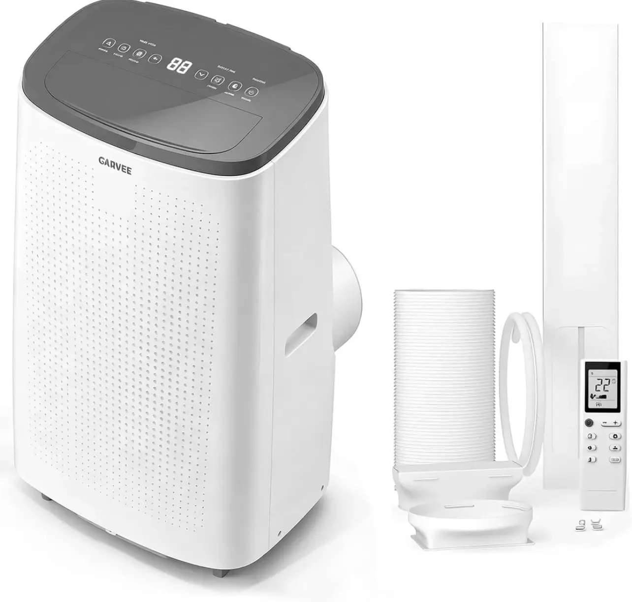 14000 BTU Portable Air Conditioner 3-in-1 AC Cooling Dehumidifier Fan 700 Sq. ft