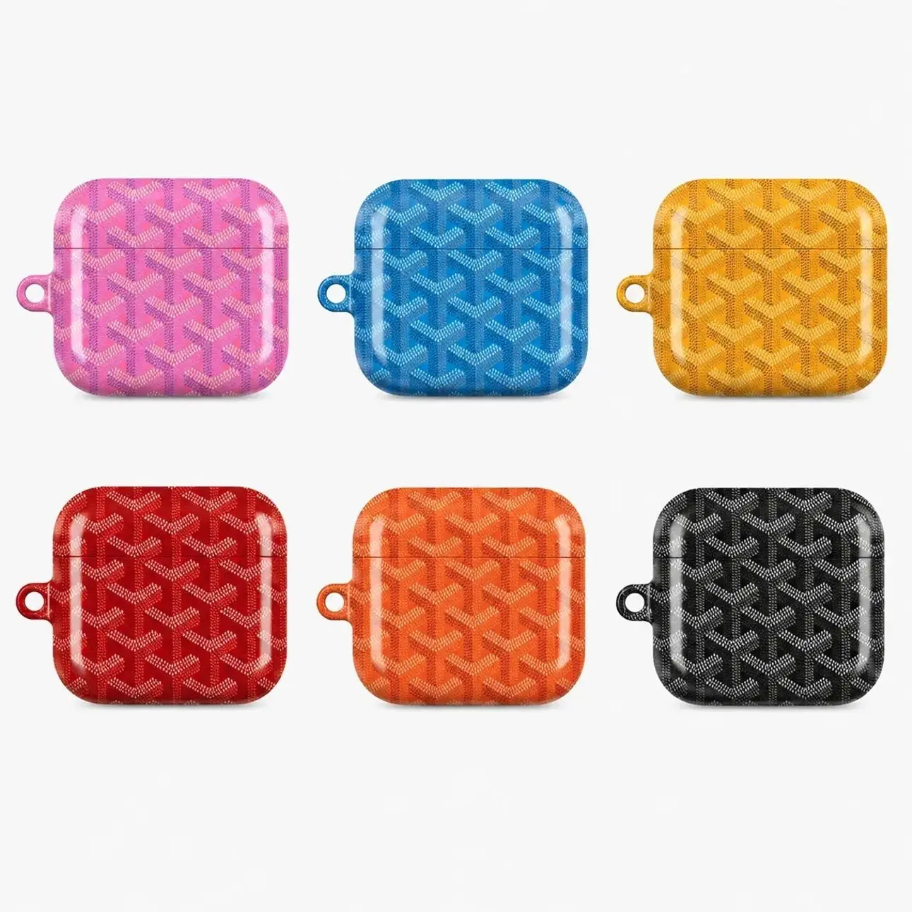 Parisian Weave AirPods Case - Colorful Print Designs Cover for AirPods 1-4 and AirPods Pro Case, Shockproof Protective Sleeve for AirPods