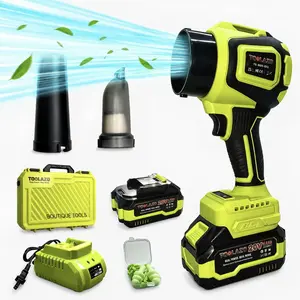Father's Day Gift: 20V 2-in-1 Cordless Leaf Blower & Vacuum Kit - 4.0Ah Battery & Fast Charger Included, 10,000 RPM Turbo Sweeper for Car Drying, Yard Dust, Snow