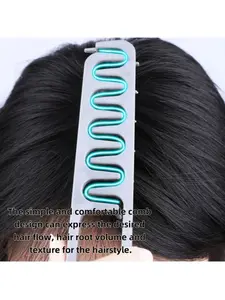 5/7/9pcs Volumizing Texture Hair Comb – Strong Grip, Root Lift, Seamless Blend, Fine Teeth for All Hair Types (Straight/Wavy/Curly), Anti-Slip Design, Ergonomic & Comfortable Handle, Perfect for Bangs, Salon & Home Use, Reusable, Must-Have Styling Tool