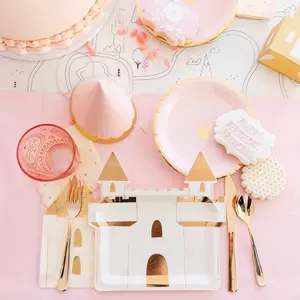 Royal Princess Castle Party Plates