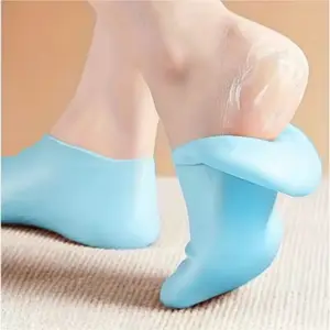 Silicone Moisturizing Socks for Dry, Cracked Heels, Unisex Foot Care Product to Soften Rough Skin, Perfect Gift for Mother's Day, Christmas and Ramadan