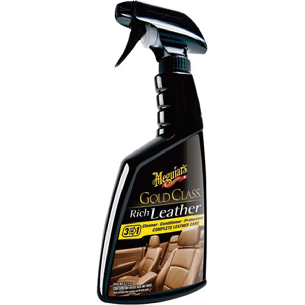 212 MAIN Meguiars Gold Class Premium Leather Cleaner & Conditioner Spray - 16oz Interior Detailing Product, Model No. G-10916, Interior Detailing Products