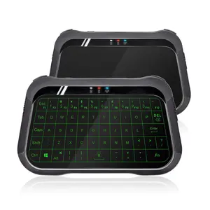 H18+ Backlit Touch Keyboard Mini Wireless Keyboard Air Mouse Full-Screen Touch Flying Mouse Keyboard