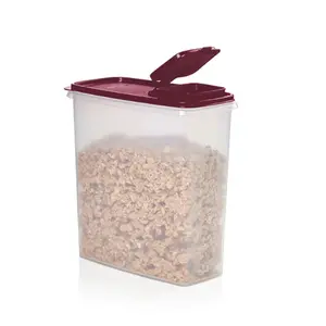 Tupperware Super Cereal Storer - Large Pouring Cap, Airtight Storage for Cereal, 20 Cup, Dishwasher Safe, Transparent Kitchen Container Cover Transparent Kitchen