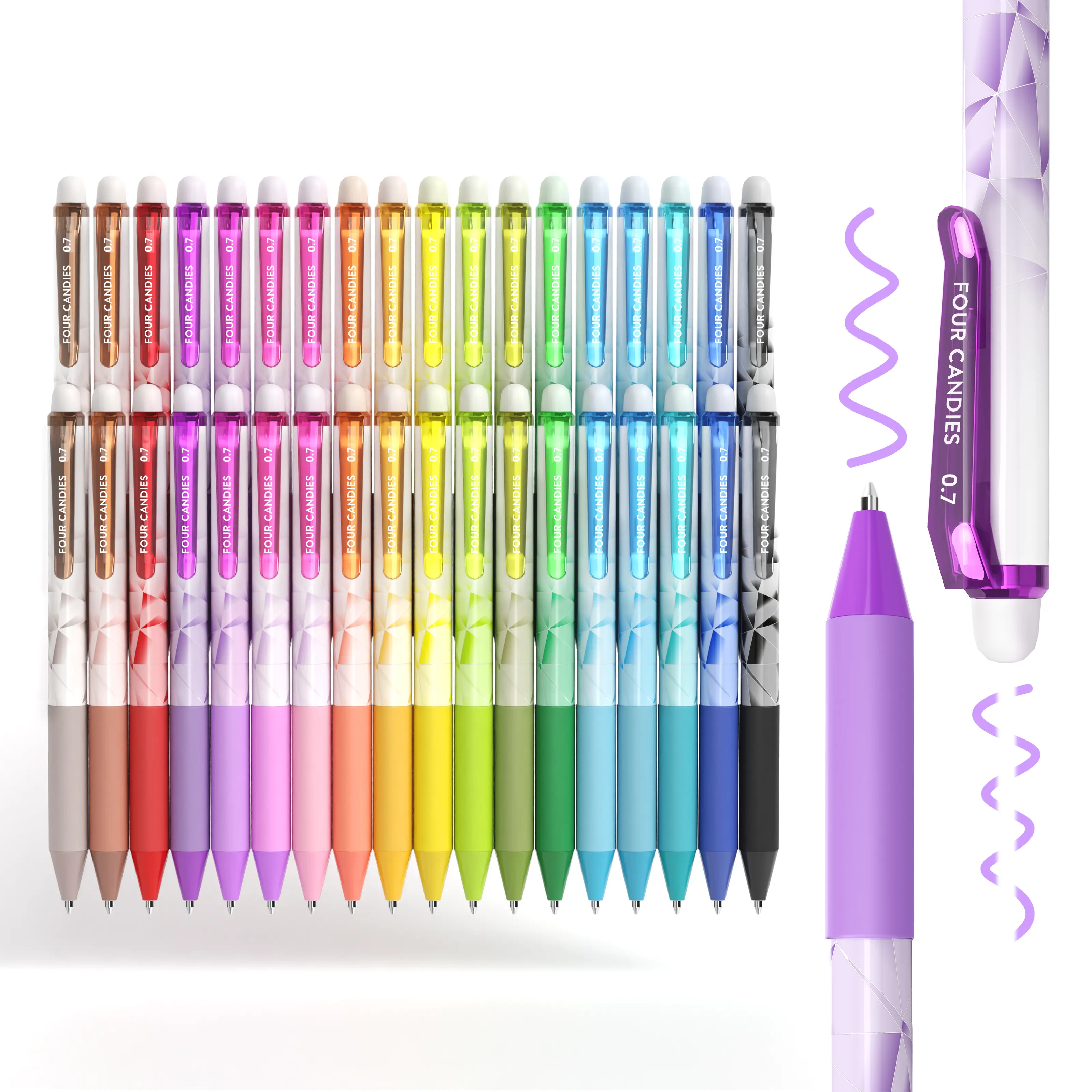 Erasable Gel Pen Set, Medium Point Pens with Built-in Eraser, Smooth Writing for Planner School Office Everyday Use, Ideal for Students Teachers Nurses and Artists, Magical Erasable Pens, Tiktokshopstockup, Tiktokshopmothersday