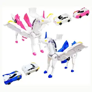Transformable Car Toy, 1 Box Magnetic Connection Automatic Instant Deformation Car Toy, Action & Toy Figures for Boys & Girls