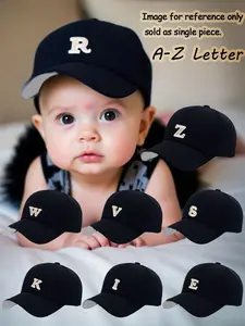 26-Letter Alphabet Baseball Cap for Toddlers, Adjustable Hat for Boys and Girls, Ages 1-3, Durable and Comfortable for Sports and Casual Wear