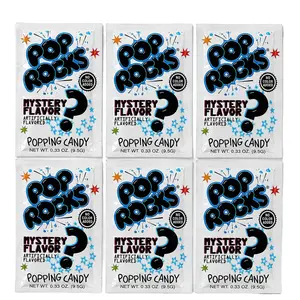 Pop Rocks Mystery Flavor (6 Pack) - Popping Candy - Newly Launched