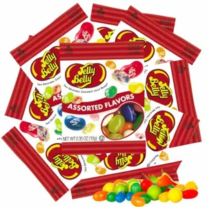 Packs Assorted Flavor Jelly Beans, Individually Bagged for Halloween Trick or Treat Candy