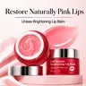 NovacaraX Brightening Lip Plumper Balm - Unisex Beauty Products with Squalane, Natural Oils, Shea Moisturizer, Oil-Infused Primer for Dull & Smoking-Caused Concerns, Hydration, Creates Soft Glossy Lips, Essentials for Autumn and Winter