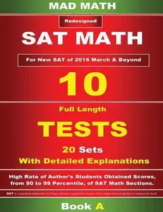 USED-11 Sat Math full length tests test 1 to test 11 (Mad Math) by John Su (Paperback)