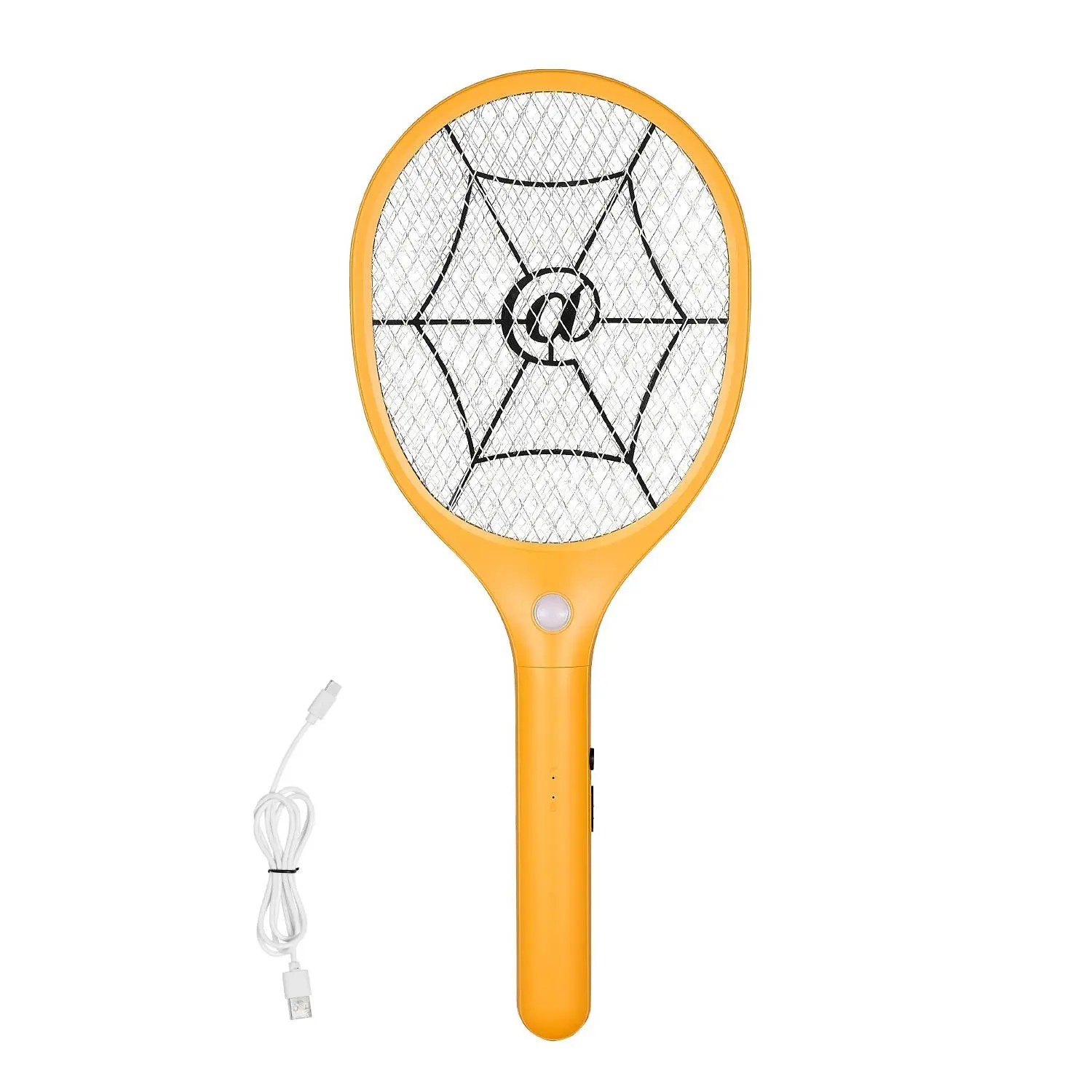【DealsForYouDays】VEVOR Electric Fly Swatter, Zapper Racket with 3 Layers Mesh, Powerful Fly Killer Indoor & Outdoor with 500mAh Battery Rechargeable for Home, Bedroom, Kitchen and Patio, Yellow & Black