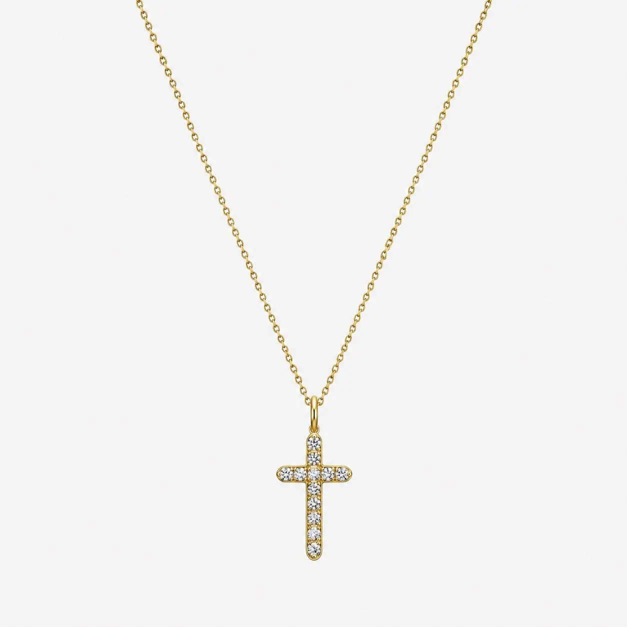 The Vow Necklace | Pavé Cross