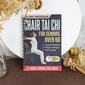 28-Day Exercise Plan for Seniors, Tai Chi Walking, Chair Support, Low Intensity, Balance Promotion, Weight Management, Outdoor Use