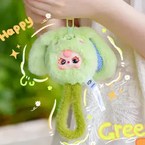 Babythree Wrist Strap Plush Blind Box – Cute Animal Lanyard Dolls Phone Charms Phone Decoration Phone Ornament Fluffy