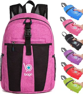Lightweight Backpack for Hiking for Women and Men - 25L Travel Day Pack - Foldable Hiking Daypack Ultralight for Camping Outdoor Sports - Packable Backpack for Travel (Snowpink)