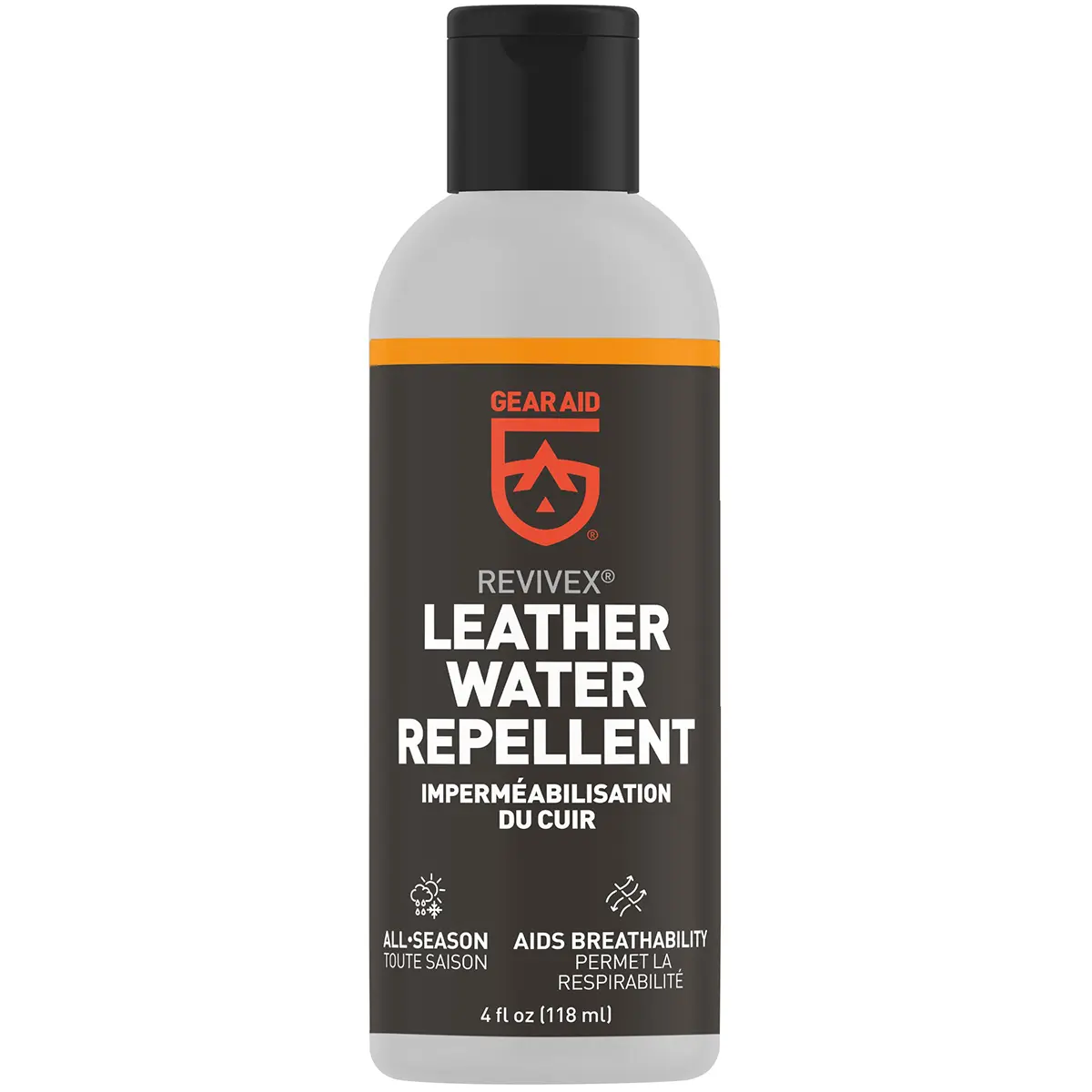 Gear Aid Revivex 4 oz. Gel Water Repellent for All-Season Leather Footwear, Shoe Cleaning & Care Accessory, Waterproof