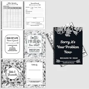 I'M Dead, End Of Life Planner, I'M Dead Now What Planner, End Of Life Planner Organizer Notebook, Guided Final Arrangements When I'M Gone Workbook , for Possessions, Business Affairs, and Final Wishes