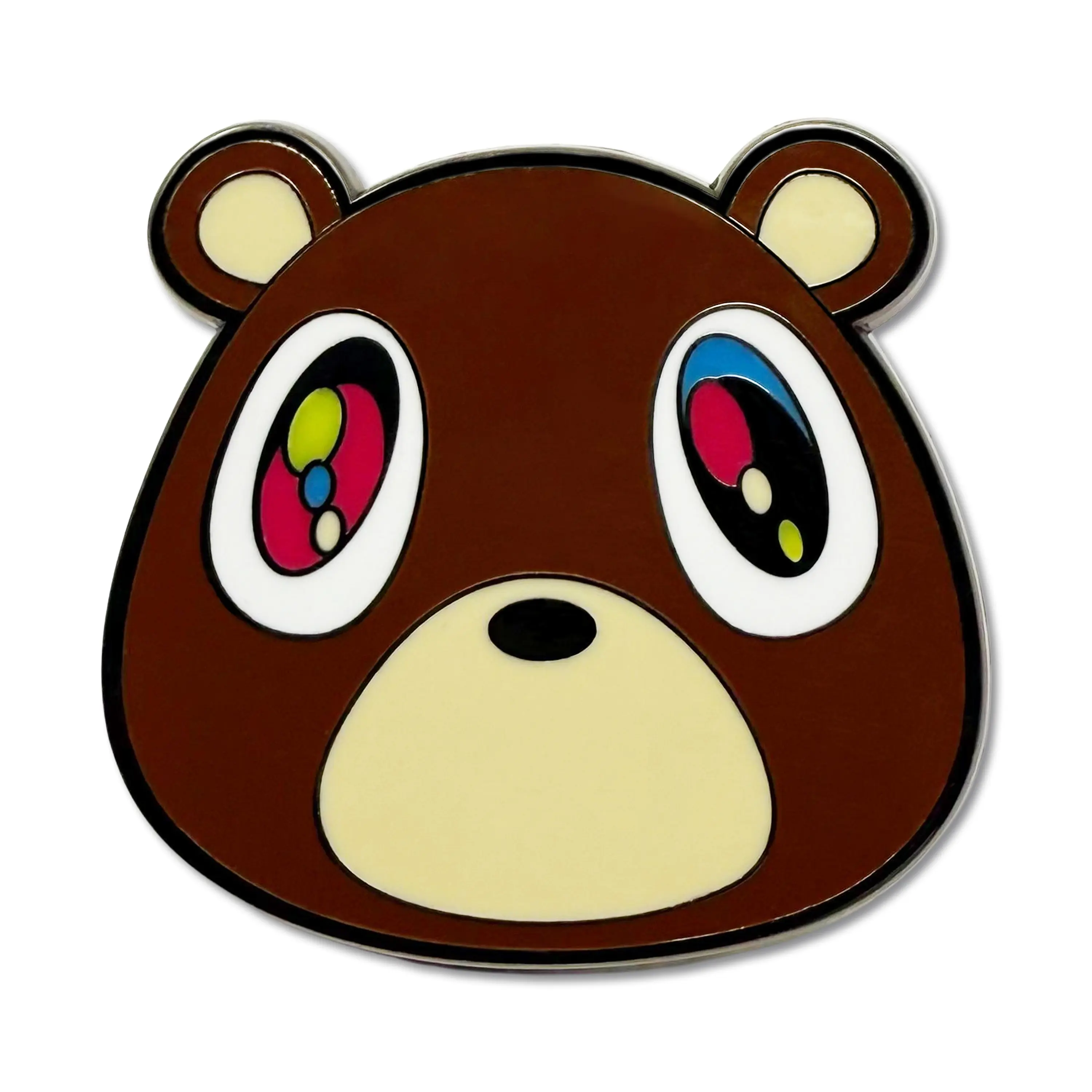 Graduation Bear Face Pin