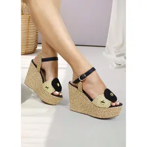 Dewoman Colombian Chic Woven Wedges Sandals