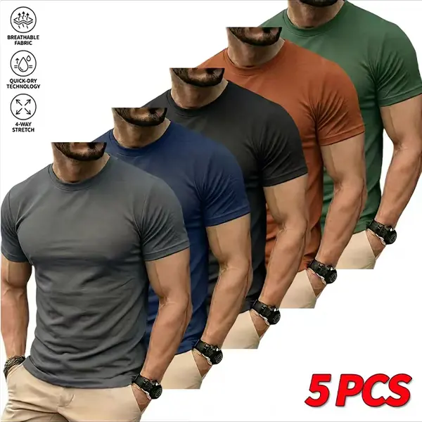 Gray + Dark Blue + Black + Orange Red + Deep Green