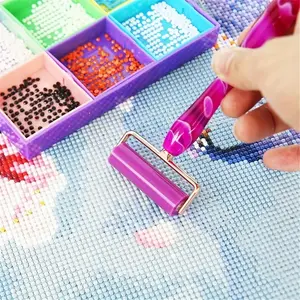Random Color Metal Roller Pen Head, 5D Rhinestones Painting Tool, Diamond Art Tools, Stainless Steel Tip For Rhinestones Painting Moasic Accessories
