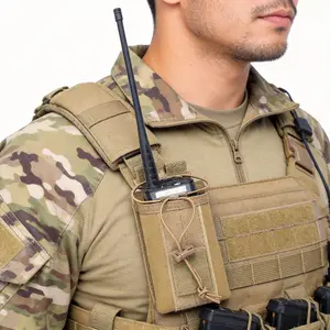 Condor Style Tactical Molle Radio Pouch Portable Military Fan Accessory Bag Outdoor Sports Waist Pack Utility Gear Pouch