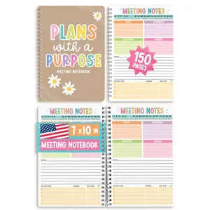 Meeting Notebook for Work - Business Planner, Office Organizer & Note Taking Chalkboard Work Planner Meeting Notebook for Work - Business Planner, Office Organizer & Note Taking Chalkboard Work Planner