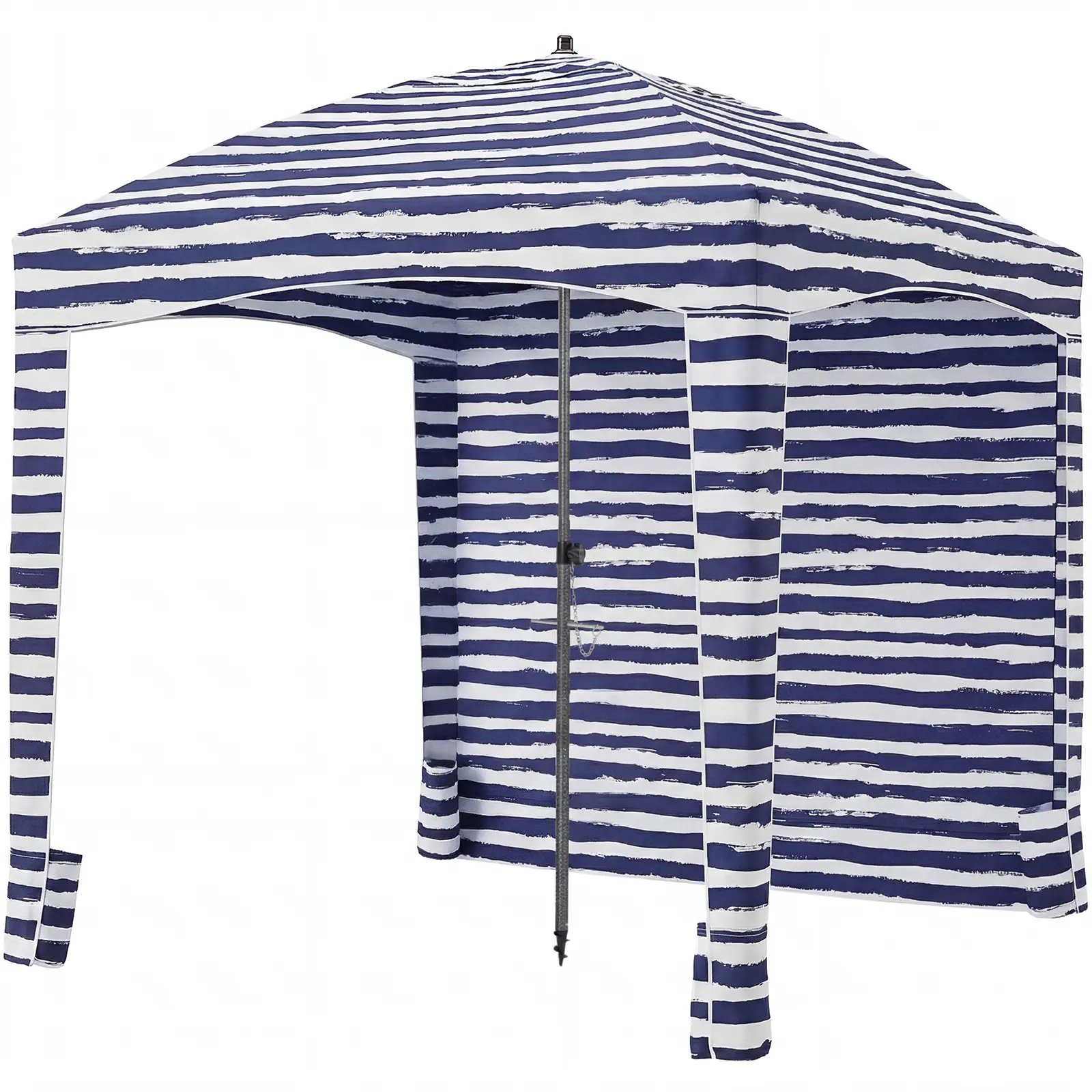 Portable Polyester Beach Cabana with UPF 50+ Sun Protection, Waterproof Sun Shelter with Sand Pockets and Fast Setup for Family, Beach Umbrella, Fast Setup In Minutes, Waterproof For Light Rain, Full Cover
