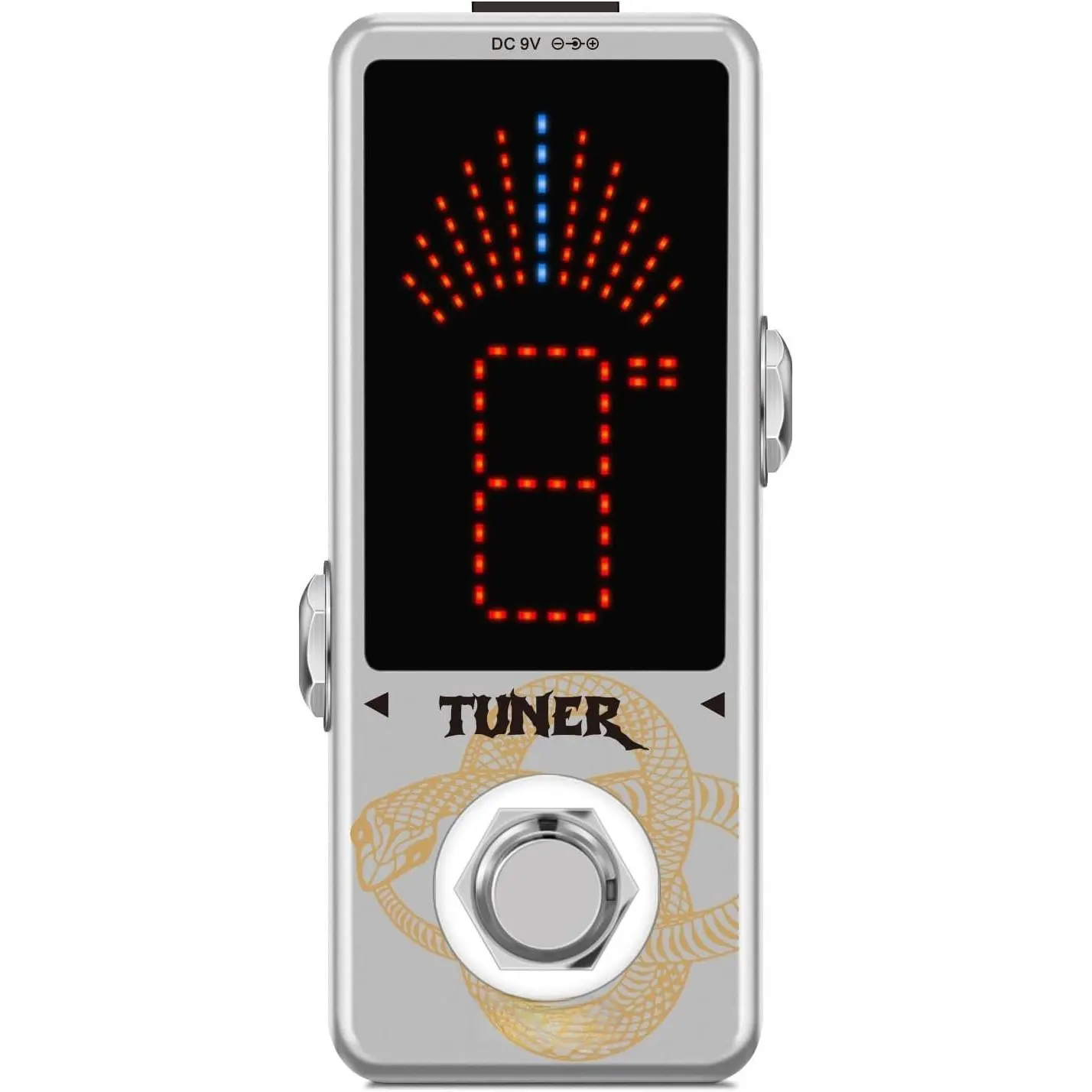 Tuner Pedal,Chromatic Guitar Tuner Pedal  and Accuate Tuner for   1 Cent with Pitch  for Electric Guitar and Bass True Bypass