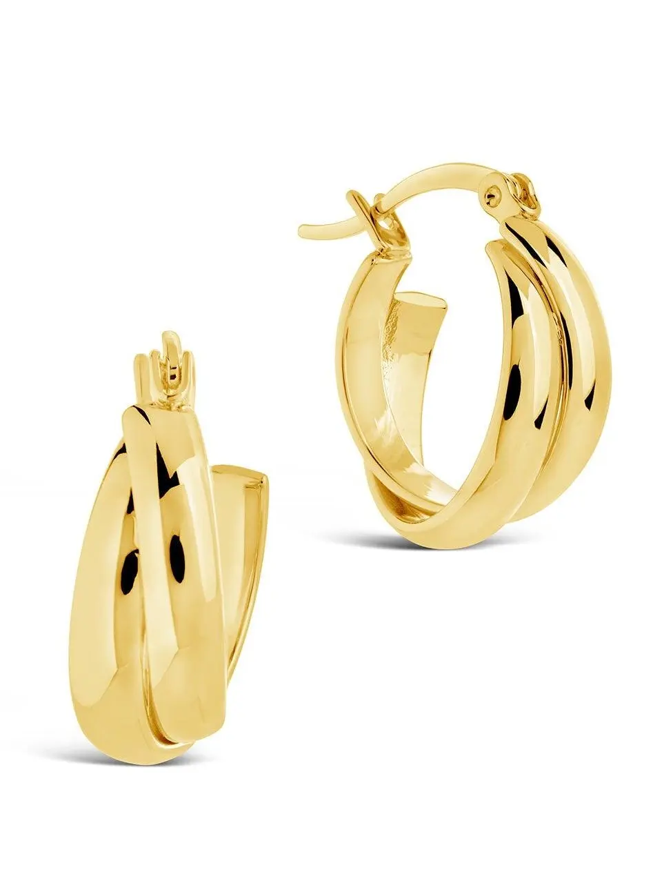 Claire Twist Hoop Earrings