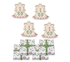 Temp-tations Seasonal Set of 4 Spoon Rests with Gift Boxes